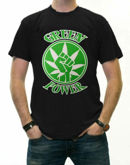 Pothead & Stoner Tees - Green Power T-Shirt