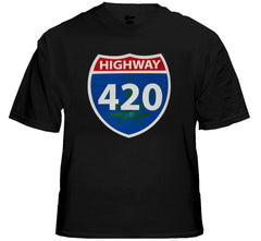 Pothead & Stoner Tees - Highway 420 T-Shirt