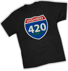 Pothead & Stoner Tees - Highway 420 T-Shirt