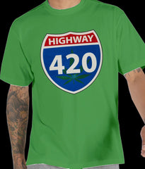 Pothead & Stoner Tees - Highway 420 T-Shirt