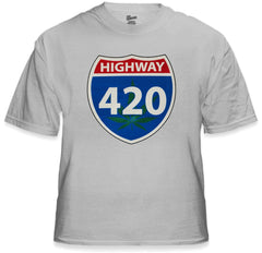 Pothead & Stoner Tees - Highway 420 T-Shirt