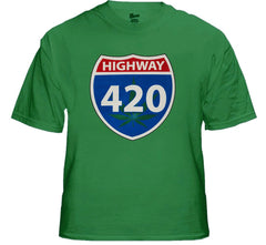 Pothead & Stoner Tees - Highway 420 T-Shirt