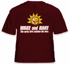 Pothead & Stoner Tees - Wake & Bake T-Shirt