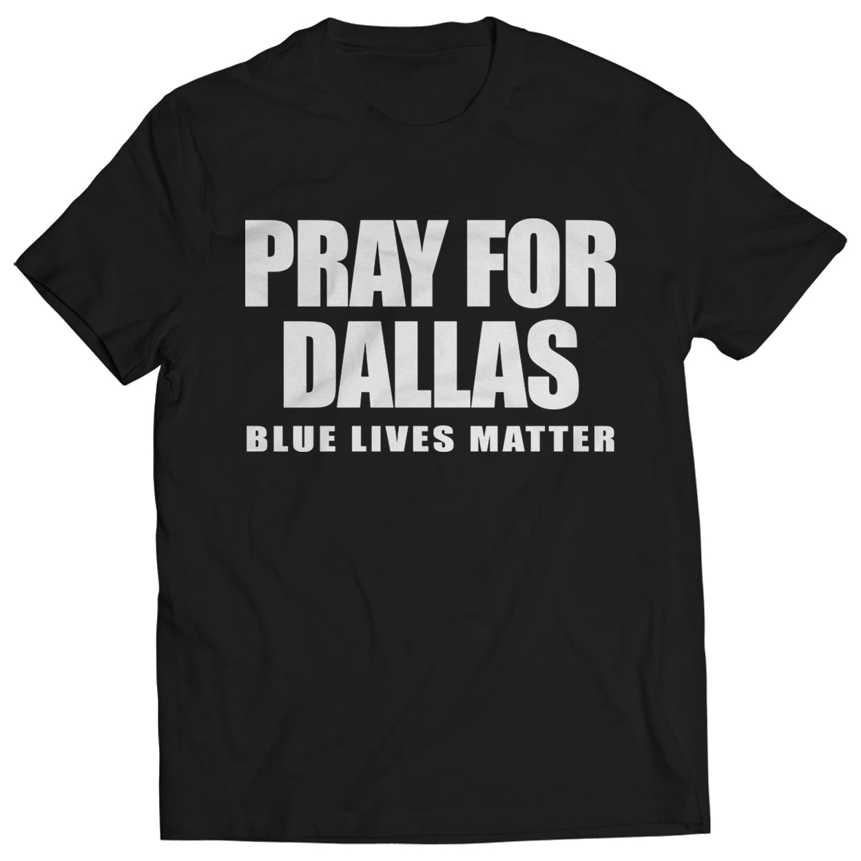 Pray For Dallas - Blue Lives Matter Kids T-shirt