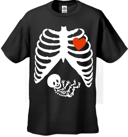 Pregnant Skeleton Men's T-Shirt