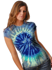 Premium Hand Made Tie Dye T-Shirts - Blue Prism Tie Dye T-Shirt