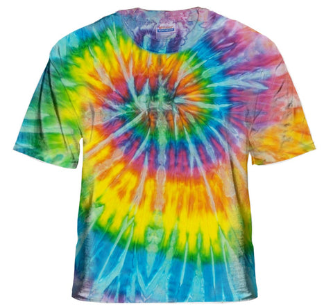 Premium Hand Made Tie Dye T-Shirts - Citrus Tie Dye T-Shirt