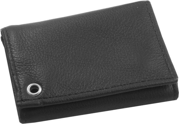 Premium Luxury Leather Chain Wallet –