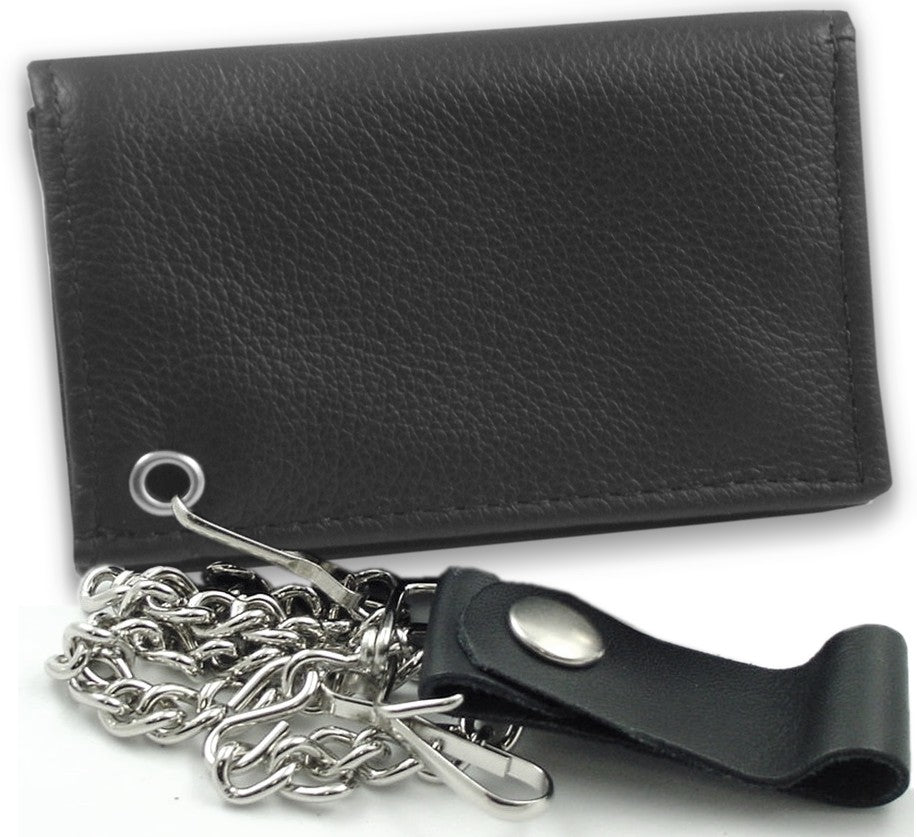 Premium Luxury Leather Chain Wallet