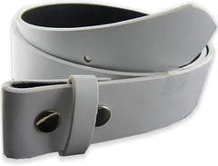 Premium White Leather Belt