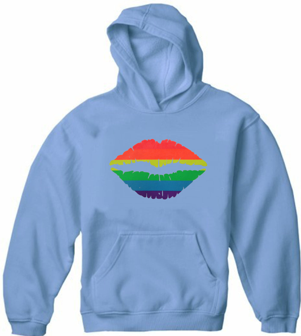 Pride Rainbow Kiss Adult Hoodie