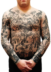 Men's Full Body Tattoo Shirt - Prison Ink Full Body Tattoo Shirt