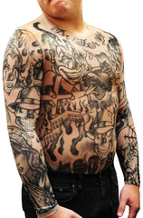 Men's Full Body Tattoo Shirt - Prison Ink Full Body Tattoo Shirt