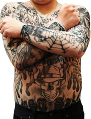 Men's Full Body Tattoo Shirt - Prison Ink Full Body Tattoo Shirt