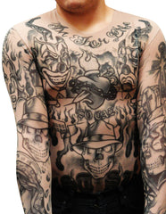 Men's Full Body Tattoo Shirt - Prison Ink Full Body Tattoo Shirt