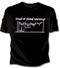 Proof Of Global Warming Girls T-Shirt