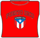 Puerto Rican Numero Uno Girls T-Shirt