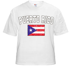 Puerto Rico Vintage Flag International Mens T-Shirt