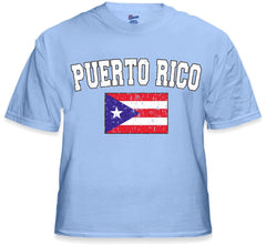 Puerto Rico Vintage Flag International Mens T-Shirt