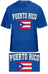 Puerto Rico Vintage Flag International Mens T-Shirt