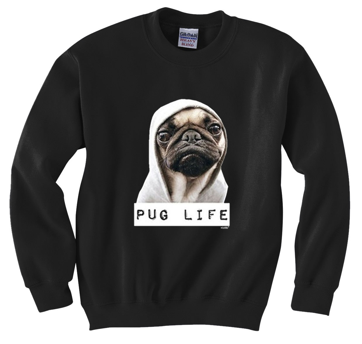 Pug Life Crew Neck Sweatshirt