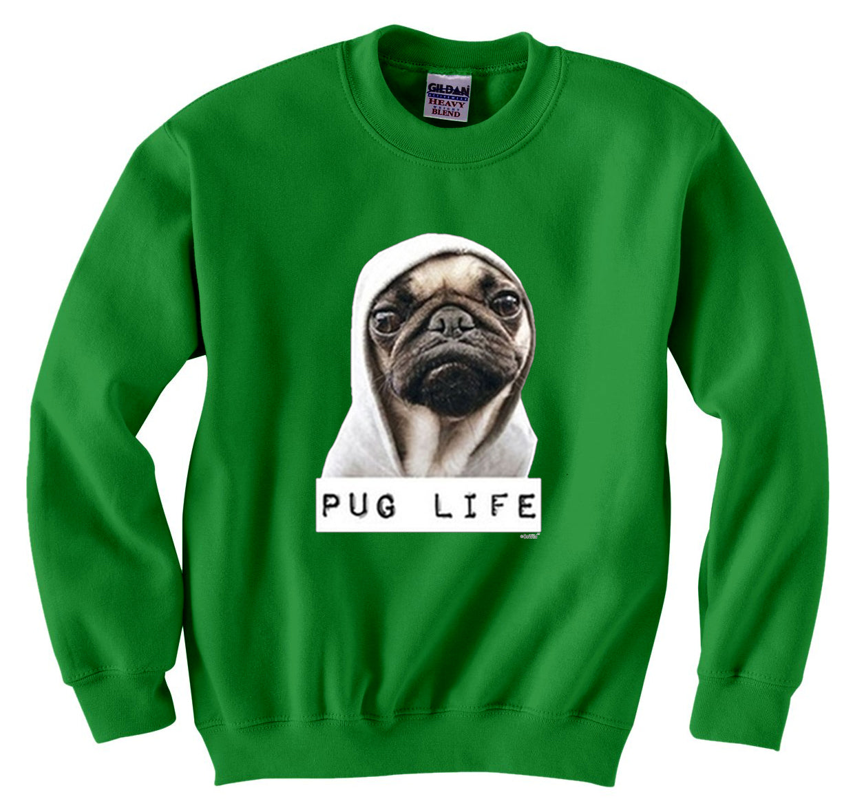 Pug life sweatshirt cheap