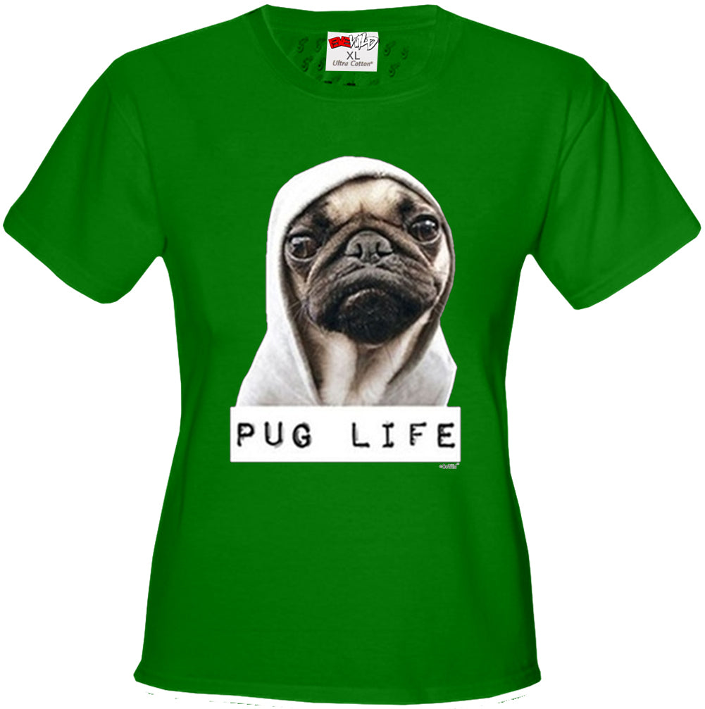 Pug Life Girl s T Shirt