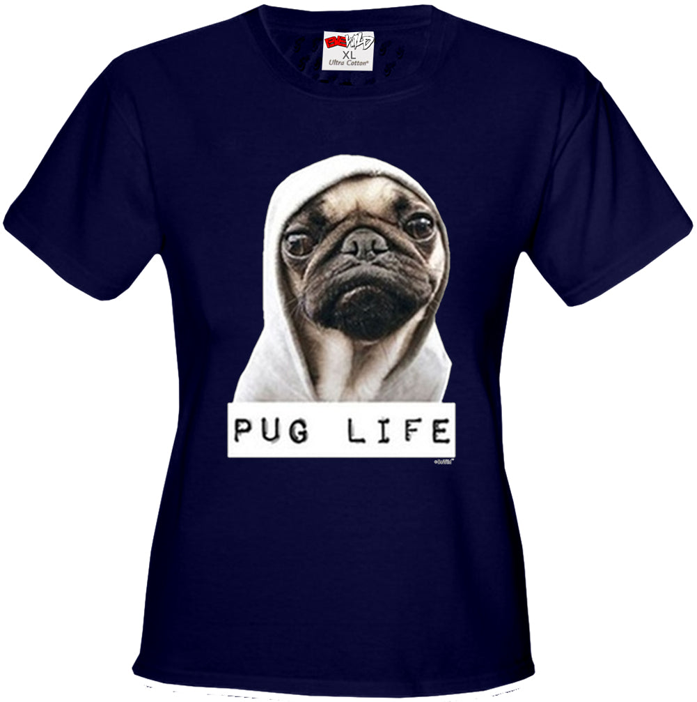 Pug Life Girl s T Shirt Bewild