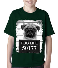 Mug Shot Pug Life Funny Kids T-shirt