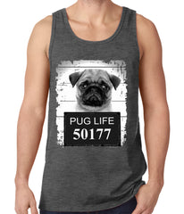 Mug Shot Pug Life Funny Tank Top