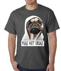 Pugs Not Drugs Mens T-shirt