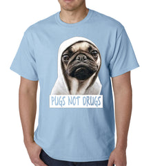 Pugs Not Drugs Mens T-shirt