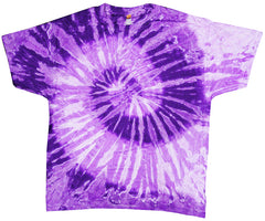 Purple And White Tie Dye T-Shirt