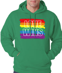 Rainbow Love Wins Gay Marriage Equality Adult Hoodie