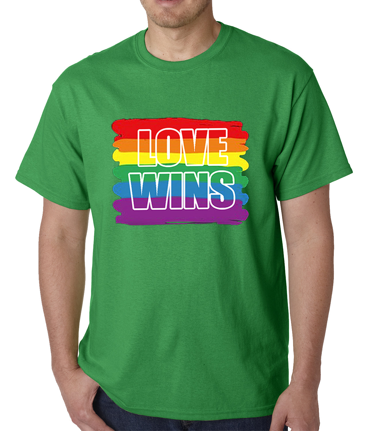 Rainbow Love Wins Gay Marriage Equality Mens T-shirt