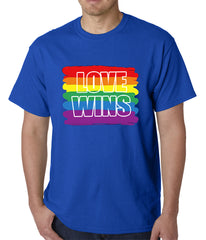 Rainbow Love Wins Gay Marriage Equality Mens T-shirt