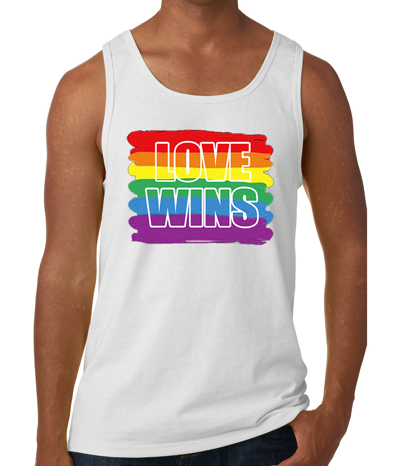 Rainbow Love Wins Gay Marriage Equality Tank Top