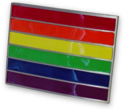 Rainbow "Pride" Belt Buckle With FREE Belt