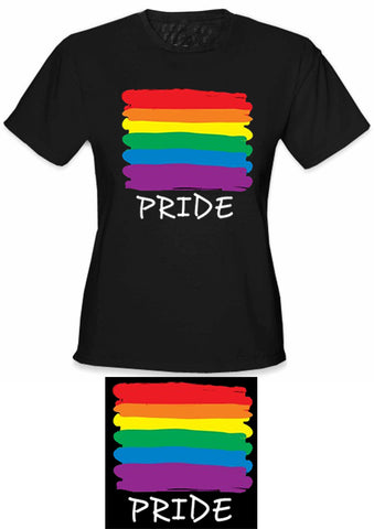 Rainbow Pride Colors Girl's T-Shirt