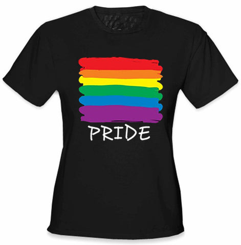 Rainbow Pride Colors Girl's T-Shirt