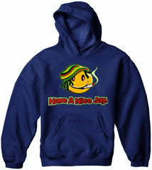 Rasta Smiley Sweatshirt - Have a Nice Jay Hoodie