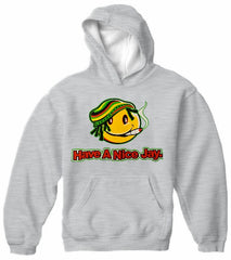 Rasta Smiley Sweatshirt - Have a Nice Jay Hoodie