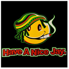 Rasta Smiley Sweatshirt - Have a Nice Jay Hoodie