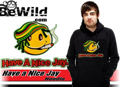 Rasta Smiley Sweatshirt - Have a Nice Jay Hoodie