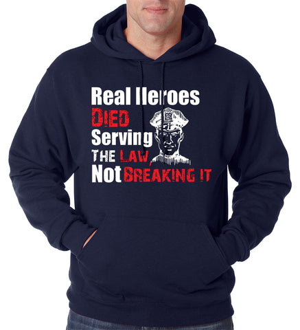 Real Heroes Adult Hoodie