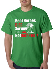 Real Heroes Mens T-shirt