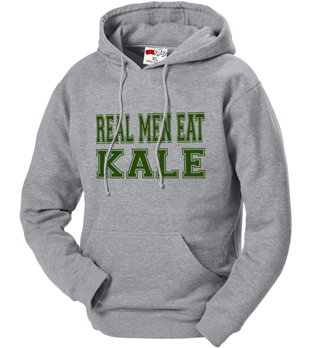 Real Men Eat Kale Adult Hoodie