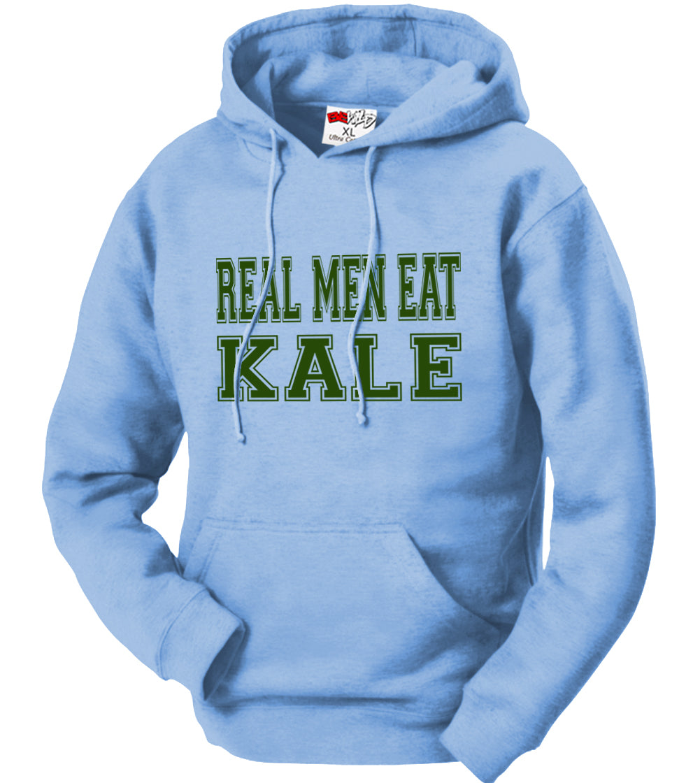 Real Men Eat Kale Adult Hoodie