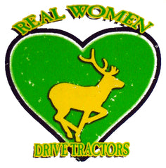 Real Women Drive Tractors Hoodie