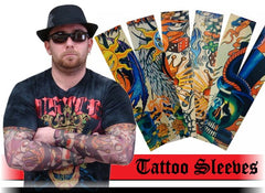 Tattoo Sleeves - Assorted Tattoo Sleeves (3 Pair of Assorted Tattoo Sleeves)